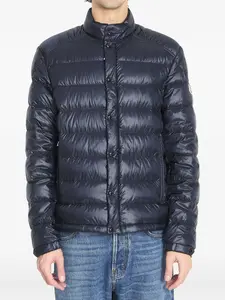 Стеганый пуховик Moncler, синий