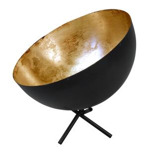 Настольная лампа Masterlight Larino I, железо / сталь - 1-световой - черный / золотой