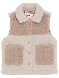 Noppies Флисовый жилет розового цвета