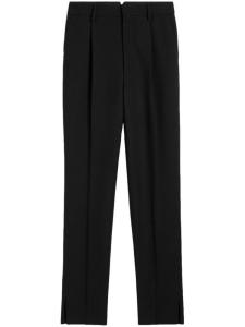 AMI Paris брюки строгого кроя с завышенной талией, черный