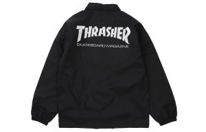 Куртка унисекс черная Thrasher