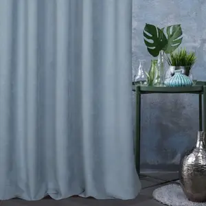 Коллекция Terra PALERMO Z 3 140x250 см. Штора на люверсах, синяя. Eurofirany