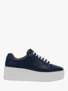 Кроссовки Park Cord Leather на шнуровке с платформой Russell & Bromley, Blue
