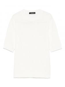 Футболка с пайетками Fabiana Filippi, белый