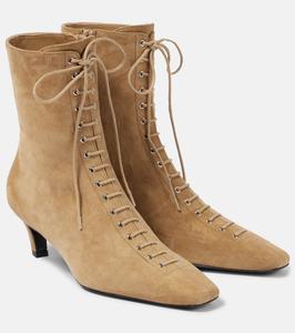 Замшевые ботинки на шнуровке Toteme, Desert