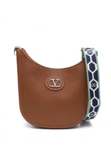 Сумка через плечо с логотипом VLogo Signature VALENTINO GARAVANI, коричневый