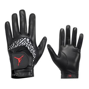 Jordan Спортивные перчатки Unisex Black из овчины, полиэстера, эластана, полиамида и искусственной кожи