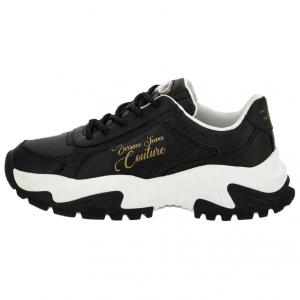 VERSACE JEANS COUTURE Низкие повседневные кроссовки женские черные