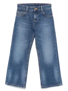 Прямые джинсы Versace Kids, синий