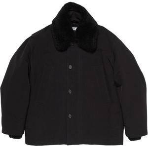 Бомбер с воротником из овчины Acne Studios, черный