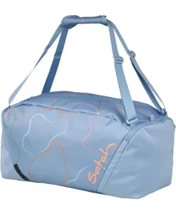 Спортивная дорожная сумка для спортзала, ярко-синего цвета. Satch, синий