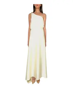 Атласное платье Ambra на одно плечо Nenette, бежевый