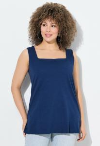 Топ Ulla Popken SQUARE NECK , Dark Blue