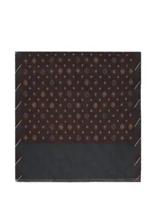 Шерстяной шарф с принтом Altea, коричневый