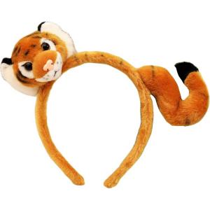 Cartoon Animal Claw And Tail Headband Gaming Equipment Doll Products Happy Fish, коричневый