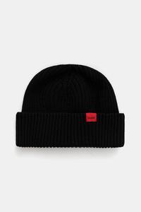 Шапка из смесовой шерсти Hugo, черный