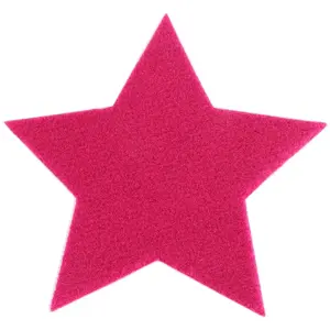 Подставка для стола Primaflor из текстиля Звезда, рождественский декор, идеально подходит в качестве подставки или украшения стола, размер 16,5 см Primaflor-Ideen In Textil, розовый