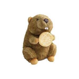 Милые плюшевые игрушки сурка высотой 18 см LOGISTAR, коричневый