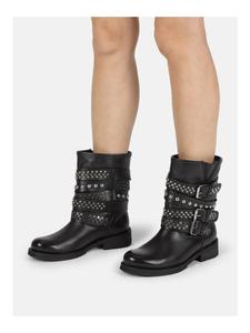 Ботильоны черного цвета Felmini