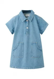 Детское джинсовое платье Mango Kids, Blue