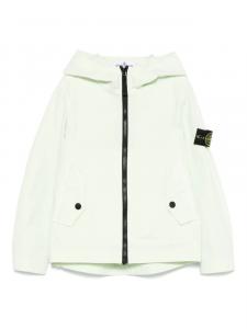 Куртка с значком компаса Stone Island Junior, зеленый