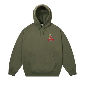 Толстовка Palace Dragon Bones Tri Hood, The Deep Green