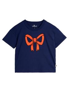 Футболка обычного кроя Bow 2512012860 Mini Rodini, синий