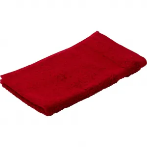 Набор гостевых полотенец New York, современные однотонные цвета, с декоративной каймой, 100% хлопок Gözze, бордовый