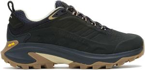 Мужские водонепроницаемые кожаные кроссовки Merrell Moab Speed 2, черный