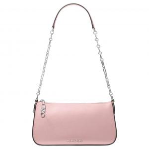 MICHAEL KORS Кожаная сумка через плечо Empire Cow среднего размера для женщин светло-розового цвета