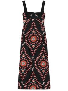 Giambattista Valli платье с графичным принтом, черный