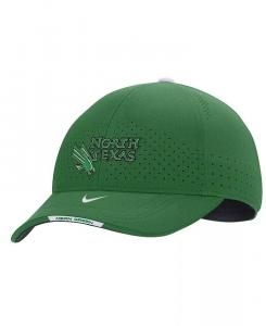 Мужская зеленая кепка North Texas Mean Green 2022 Sideline Legacy91 Performance Adjustable Nike