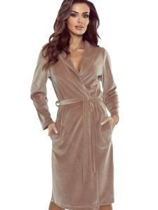 Длинный халат Vivisence 5022, бежевый