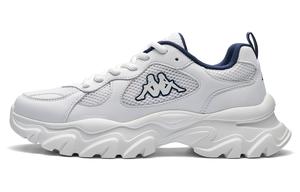 Kappa Кроссовки унисекс с низкой посадкой, увеличивающие рост, белые, темно-синие