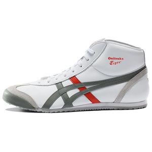 MEXICO 66 Кроссовки унисекс средней высоты, белые/зеленые/красные Onitsuka Tiger