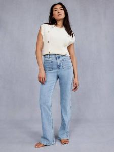 расслабленные прямые джинсы Mint Velvet, Blue/Multi