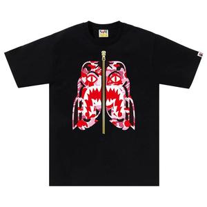 Футболка BAPE ABC Camo Tiger Tee, Black/Pink
