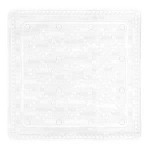 Коврик для ванной Kleine Wolke Arosa, 55x0,3x55 см, белый