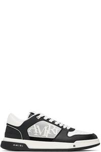 Классические низкие кеды в черно-белом цвете AMIRI
