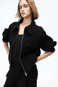 Куртка с нагрудными карманами H&M, черный