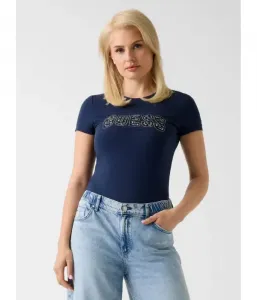 Футболка slim fit Guess Jeans, темно-синий