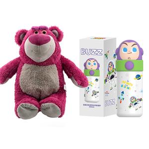 Disney Минималистичный стиль милые стеклянные стаканы изолированные стаканы нержавеющая сталь pink 350мл/400мл