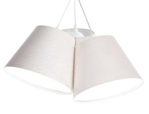 Подвесной светильник BPSKoncept Trio Bell Jasmin, 25x19x96 см цвет cremeweiß/weiß