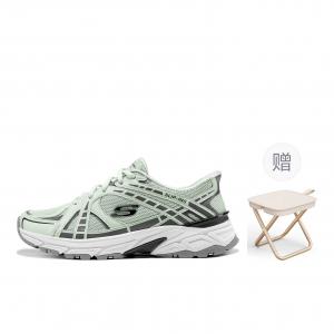 Skechers Кроссовки Silver Wing, увеличивающие рост, легкие, низкие, массивные, женские, мятно-серые