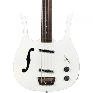 Бас-гитара Danelectro 58 Longhorn с 4 струнами - Red Hot White