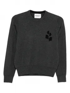 Свитер с логотипом Marant Étoile, серый