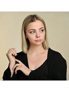 Adeliás Колье унисекс - цепочка-якорь из золота 333 пробы, длина 50 см