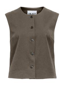 Костюмный жилет OBJECT OBJLISA, коричневый