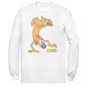 Мужская футболка Nickelodeon CatDog Tough Guys Licensed Character, белый