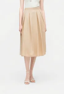 Длинная плиссированная юбка onlmaila, юбка а-силуэта Only, Oxford Tan